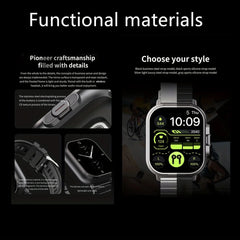 2 In 1 Design Smartwatch with Wireless Earbuds