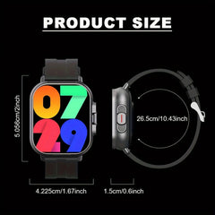 2 In 1 Design Smartwatch with Wireless Earbuds
