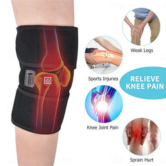 Heated Knee Massager Brace Wrap Heating Pads for Knee Heating Electric 3 Adjustable Suitable for Both Men and Women Massage Knee (FREE DELIVERY)