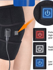 Heated Knee Massager Brace Wrap Heating Pads for Knee Heating Electric 3 Adjustable Suitable for Both Men and Women Massage Knee (FREE DELIVERY)